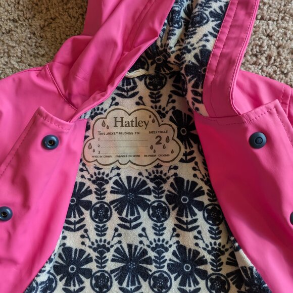 Hatley Pink Kids Raincoat - Picture 3 of 4